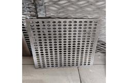China Aluminum 1060 3003 5005 Round Hole Aluminum Perforated Sheet For Architecture supplier