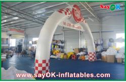China Large White Inflatable Entrance Arch Big Rental Inflable Arch Price Event Advertisement supplier