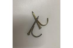 China Threading Pipe Clamp Hook Nail Rust Prevention Bending Process supplier