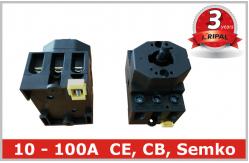 China Semko Communication 5 Pole Rotary Isolator Switch DIN Rail , CE Rohs supplier