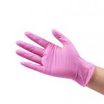 China Disposable Pink PVC Nitrile Safety Gloves factory
