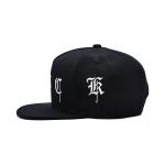 Classic Flat Brim Snapback Hats Blank Underbrim Cotton Wool Blend Flat Visor