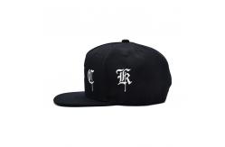 China Classic Flat Brim Snapback Hats Blank Underbrim Cotton Wool Blend Flat Visor supplier