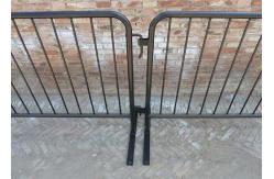 China H1.5m H1.35m Metal Crowd Control Barriers Detached Flat Feet supplier