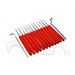 12pcs Lock Pick Kit Durable Stainless Steel Handle For Easy Lock Core Manipulation Ideal For Locksmiths And Enthusiasts for sale