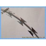 Bto-22 Cross Type Concertina Razor Wire / Barbed Wire Security Fence for sale