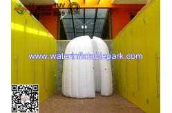 China Commercial Beautiful Inflatable Lighting Tent / Bubble Camping Tent With LED supplier