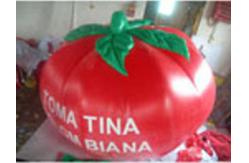 China Big size tomato inflatable helium balloon supplier