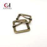 Square Roller Belt Buckle Zinc Alloy Retro Imitation Copper Color Changeable for sale