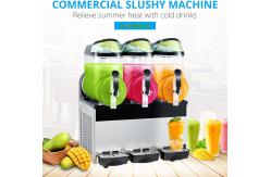 China Automatic Double Slot Snow Melting Machine Electric Slash Machine Slush Granita Machine supplier