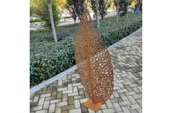 China Durable Outdoor Rusty Corten Steel Sculpture Custom Made supplier