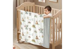 China Soft Custom Baby Blankets 100% Polyester Multifunctional Blanket For Unisex Boys Girls supplier