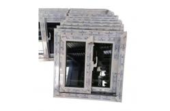 China White UPVC Slide Window Windproof  Horizontal Sliding Windows Double Glazed supplier