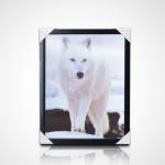 Wholesale Wall Paints PET 40*30cm 3D 5D Lenticular Animals World Picture With Black Frame for Living Room Decoration for sale