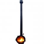 Customizable Suspended Wood Burner Black / White Or Customized For Wood Fuel Type for sale
