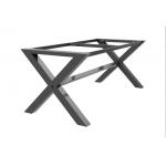 X SHAPED STEEL TABLE FRAME WITH CENTRE BAR AND TOP SUPPORT FRAME for sale