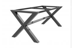 China X SHAPED STEEL TABLE FRAME WITH CENTRE BAR AND TOP SUPPORT FRAME supplier