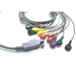 JinKe 10 Leads IEC AHA Holter ECG Lead Wires 0.25mA for sale