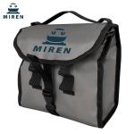 Reusable Folding Insulated Cooler Bag 6L Dark Grey Color For Food Preservation for sale