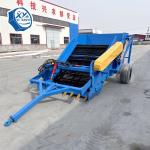 Manganese Steel Blade Stone Picker Hydraulic Tractor Mounted Blue Color for sale