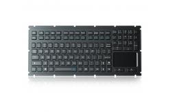China Waterproof EMC Keyboard With Touchpad 110 Keys Military Rugged Keyboard supplier