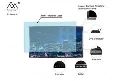 China IPS LCD Interactive Digital Blackboard 55 Inch Touch Screen Black Board supplier