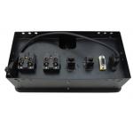 Black Brush Conference Table Power Box Aluminum Material  With HDMI And VGA