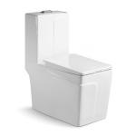 Ceramic White Wc One Piece Sanitary Ware Toilet Set Seat Bowl for Hotel Bathroom for sale
