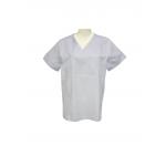 160G Medical Uniform Short Sleeve Scrub Jacket 65% Polyester 35% Cotton for sale