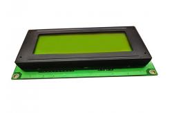 China Characters Alphanumeric LCD Display , 5 Volt Yellow Green LCD 1604 Module supplier