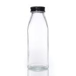 Bpa Free 25Oz 32Oz Pasterurization Juice Milk Delivery Glass Bottle With Metal Lid