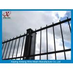 Anti Climb Double Wire Fence Low-Carbon Iron Wire Material OEM / ODM Acceptable for sale