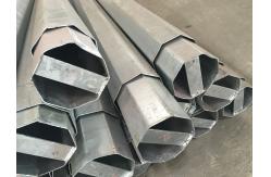 China Q345 Design Load 500kg Electrical Power Pole , ODM OEM Tubular Steel Pole supplier
