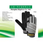 Reflective Durable Synthetic Leather EN388 CE Certified wWith Magic Tape Reflective for sale