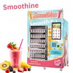 Spanish Language Smoothie Vending Machine With Touch Screen Display and Compressor Cooling System for sale