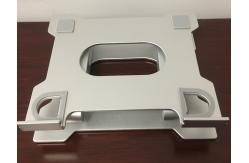 China Anodizing 3.0mm Laptop Cooling Stand Silver Aluminum Foldable Tablet Holder supplier