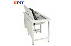 China Manual Flip Up Student Computer Desk With PC Slot supplier