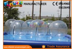 China Customized Safe Kindergarten Inflatable Zorb Ball , Inflatable Water Ball Pool supplier