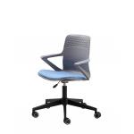 Modern Swivel PP Plastic Training Chair With Wheels In stock