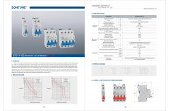 China 1000V DC MCB Circuit Breaker / 10KA 4P Mini Circuit Breaker Using Solar Equipment supplier