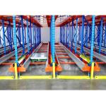 Radio Shuttle Selective Pallet Racking System Cold Rolled Shock Resistance for sale