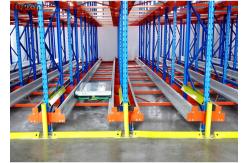 China Radio Shuttle Selective Pallet Racking System Cold Rolled Shock Resistance supplier