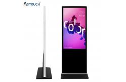 China 75 Floor Standing Digital Kiosk Signage 6ms With IR Touch supplier