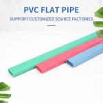 Customized Industrial Plastic Tube Protective Sleeve Door Handle Cover PVC Flat Profiles for sale
