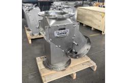 China DN250 Caliber Swing Plate Flap Type Gravity Drop Feeding Diverter Valve supplier