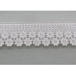 Water Soluble Daisy Venice Guipure Lace Trim , Embellishment Wedding Lace Border for sale
