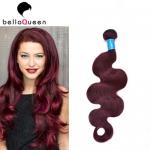 Peruvian Raw Virgin 99j Human Hair Extension, Body Wave Human Hair Weaving for sale