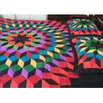 Unique Tetris  Patchwork Bedding Sets , Handmade Hotel Style Bedding Sets for sale