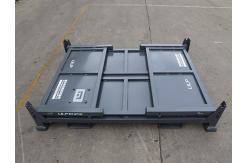 China Foldable Mesh Powder Coating Metal Pallet Cage For Warehouse Logistics supplier