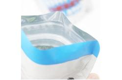 China Resealable Gravure Printed Foil Pouches 0.125oz Flat Bottom Pouch supplier